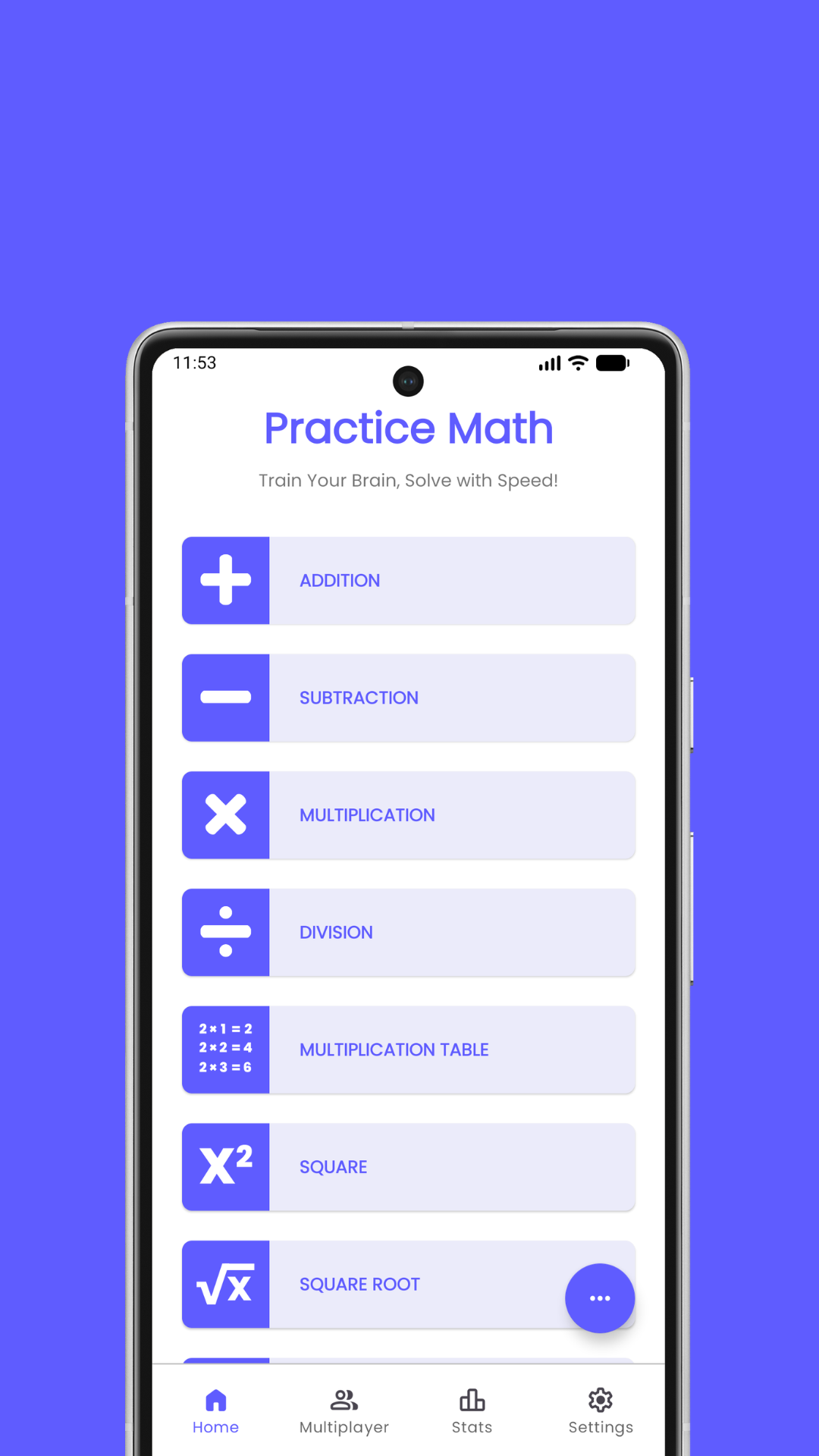 Practice Math App Screenshot 1